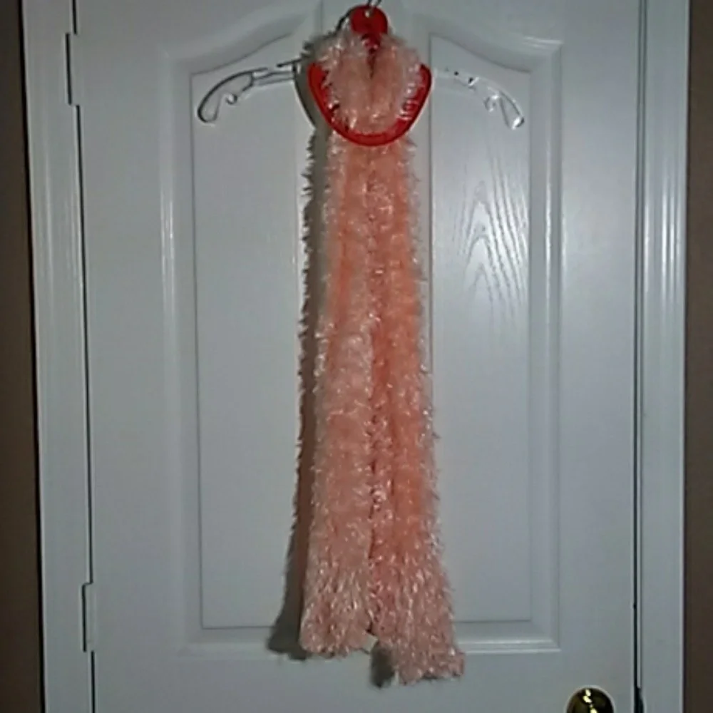 FINAL MARKDOWN SALMON Tubular Stretchy Polyester Scarf (One size)